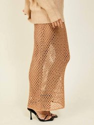Glimmer Skirt In Bronze
