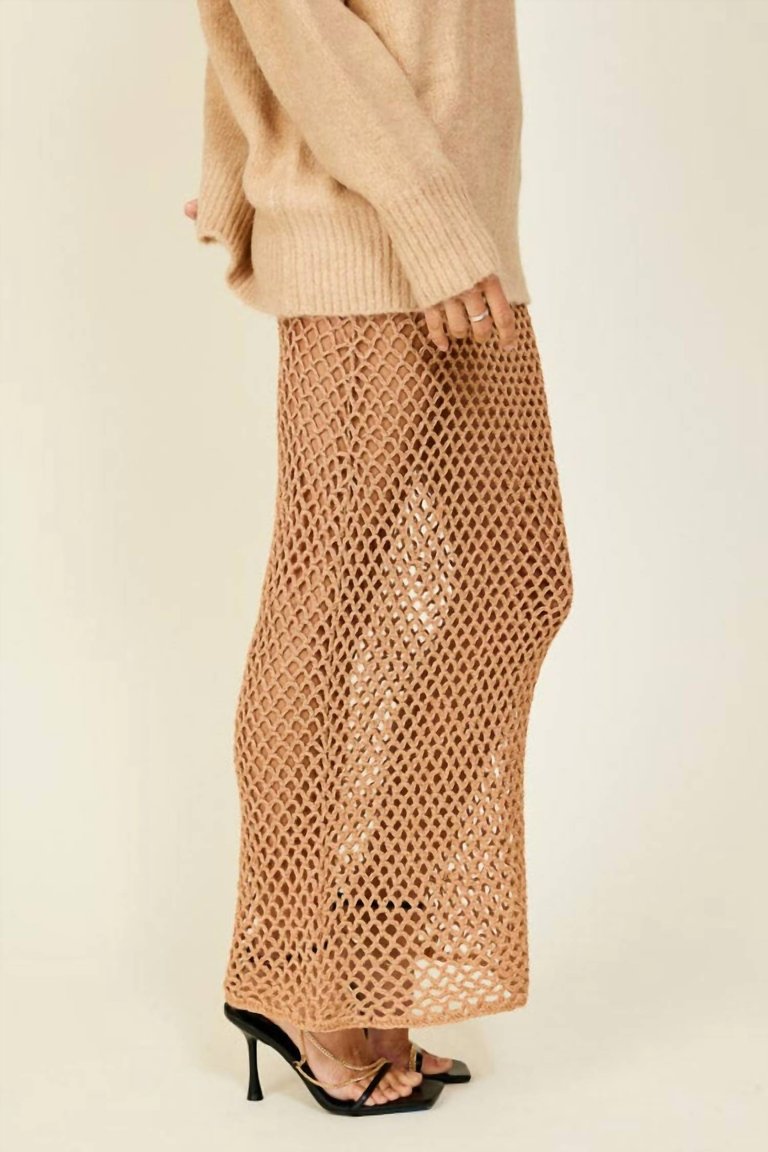 Glimmer Skirt In Bronze