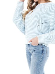 Holly Sweater In Light Blue