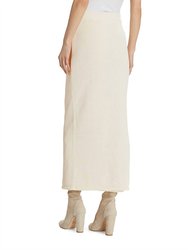 Poolside Maxi Skirt In Ivory