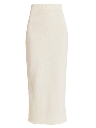 Line and Dot Poolside Maxi Skirt In Ivory product