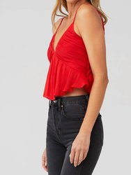 Rianne Tank Top In Red