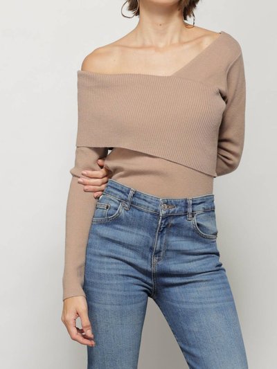 Line and Dot Sylvie Sweater In Taupe product