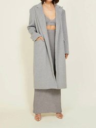 The Sadie Coat In Grey - Grey