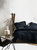 Linen House Adalyn Aztec Duvet Set (Indigo Blue) (Full) (UK - Double)