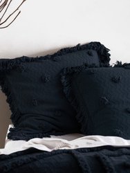 Linen House Adalyn Pillowcase (Indigo Blue) (65cm x 65cm)