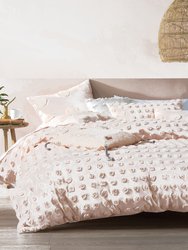 Linen House Haze Duvet Cover Set (Peach) (King) - Peach