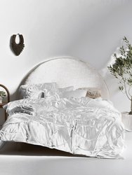 Linen House Manisha Tufted Duvet Set (White) (Twin) (UK - Single)