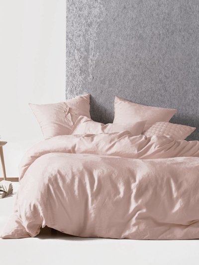 Linen House Linen House Nimes Duvet Cover Set (Rose) (Twin) (UK - Single) product