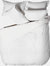 Linen House Palm Springs Chenille Ogee Duvet Set (White) (Full) (UK - Double) - White