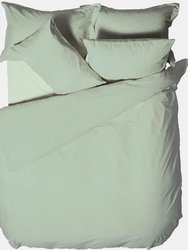 Linen Yard Waffle Duvet Set (Aqua Blue) (Twin) (UK - Single) - Aqua Blue