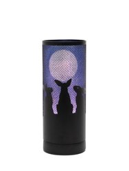 Moon Gazing Hares Aroma Lamp - Black/Purple