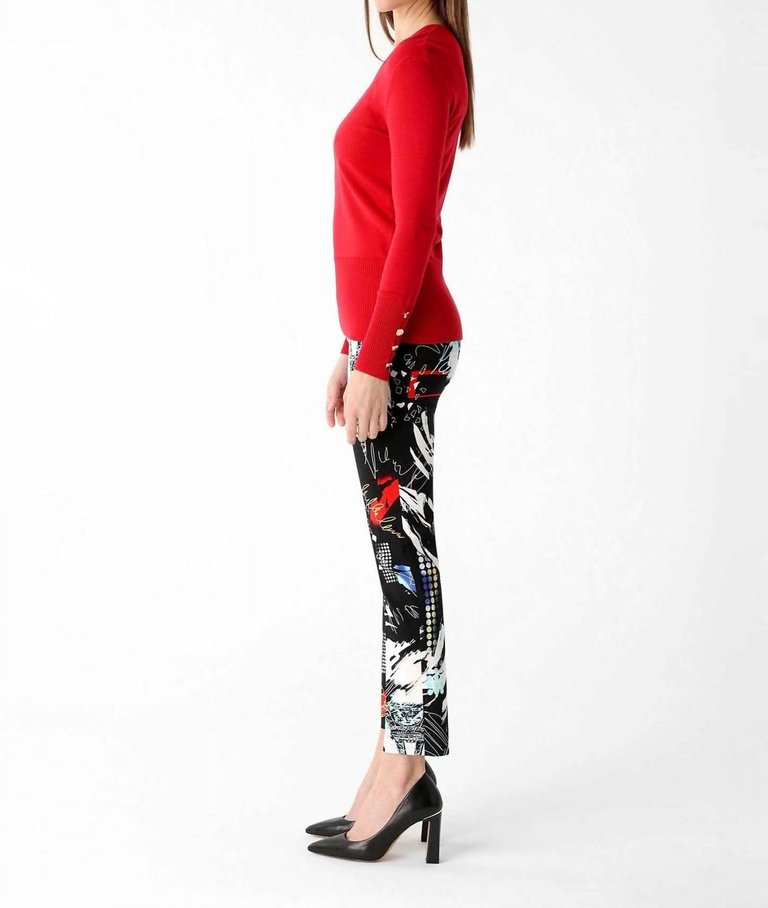 Paris Night Ankle Pant In Multi-Tone