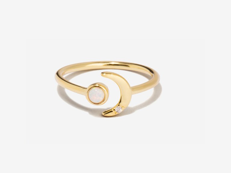 Ming Opal Ring - Gold