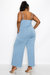 Cami Neck Wide Legged Pocket Jumpsuit