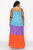 Colorblock Cami Neck Maxi Dress