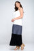 Colorblock Cami Neck Maxi Dress