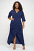 Dolman Wrap Maxi Dress