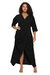 Dolman Wrap Maxi Dress