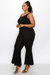 Flared Leg Tank Jumpsuit