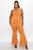 Flared Leg Tank Jumpsuit - Clay