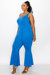 Flared Leg Tank Jumpsuit