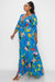 Floral Wrap Maxi Dress