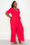 Iris Surplice Belted Pocket Jumpsuit