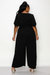 Iris Surplice Belted Pocket Jumpsuit