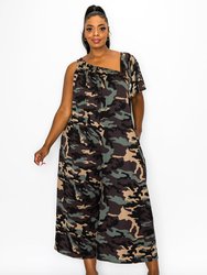 Kahtia Wide-Legged Pocket Jumpsuit