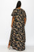 Katt Camo Pocket Maxi Dress