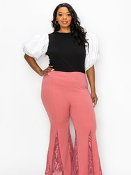 Laced Flare Pants