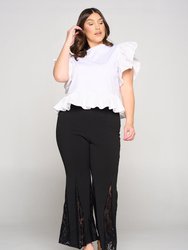 Laced Flare Pants