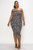 Leopard Print Sleeveless Midi Dress