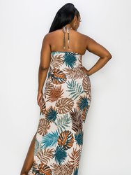 Malia Halter Neck Maxi Dress