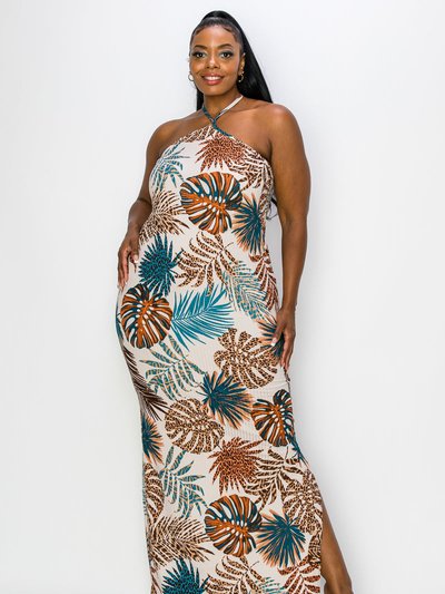 LIVD Malia Halter Neck Maxi Dress product