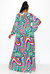 Nola Swirl Maxi Wrap Dress