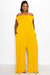 Off Shoulder Full Length Jumpsuit