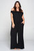 Off Shoulder Full Length Jumpsuit