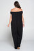 Off Shoulder Full Length Jumpsuit