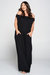 Off Shoulder Full Length Jumpsuit