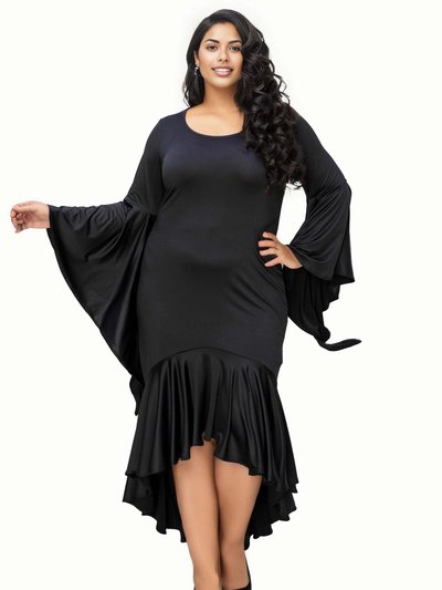 LIVD Plus Size Arielle Flowy Mermaid Hem Dress product