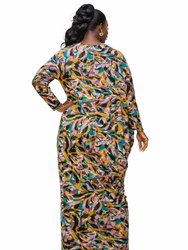 Plus Size Aurora Asymmetrical Maxi Dress