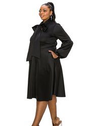 Plus Size Bekah Flare Pocket Dress