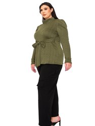 Plus Size Catriona Waist Tie Sweater