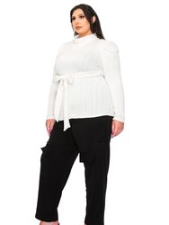 Plus Size Catriona Waist Tie Sweater