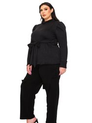 Plus Size Catriona Waist Tie Sweater