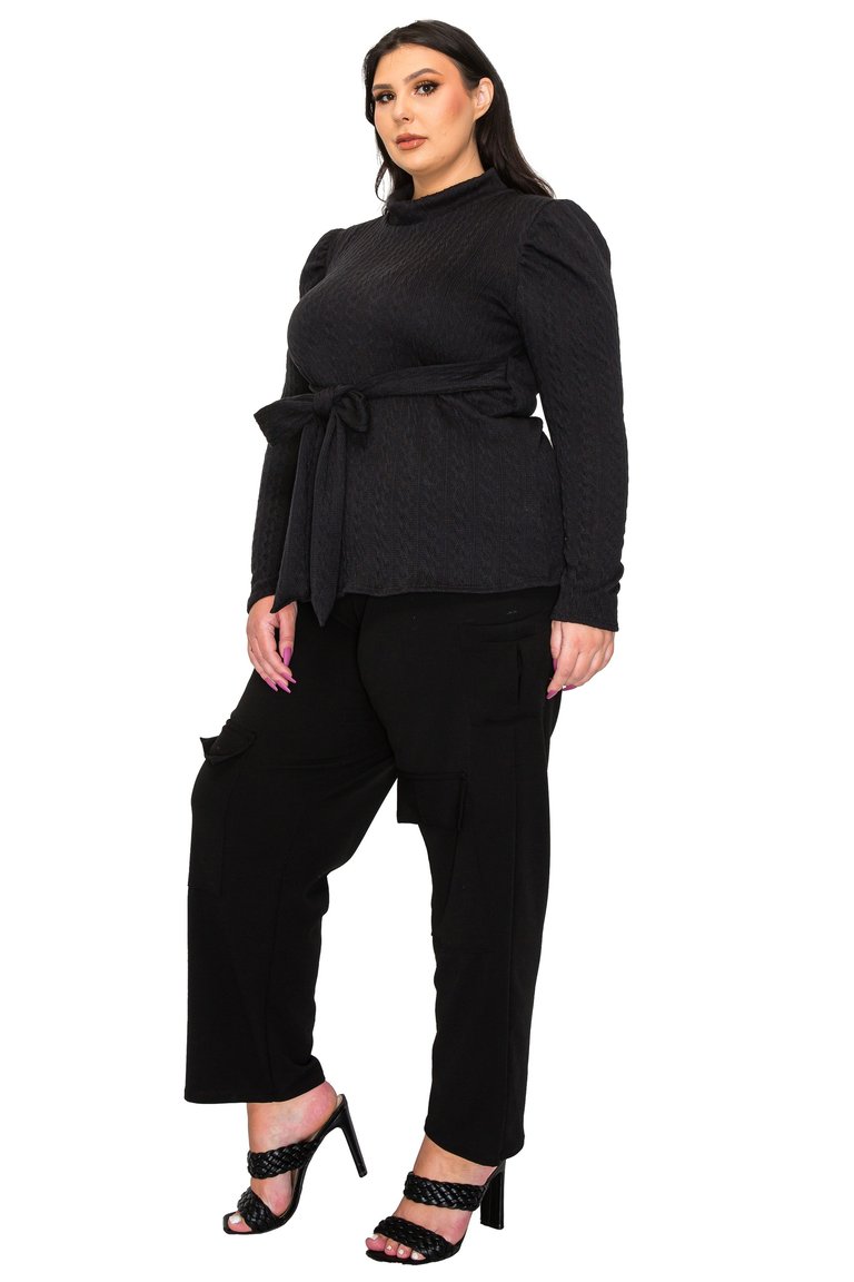 Plus Size Catriona Waist Tie Sweater