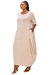 Plus Size Evelyn Bubble Hem Pocket Dress