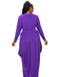 Plus Size Giuliana Tulip Hem Maxi Dress